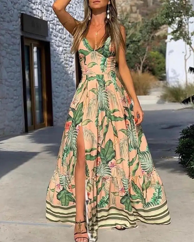 SALE Tropical Marilyn Dress