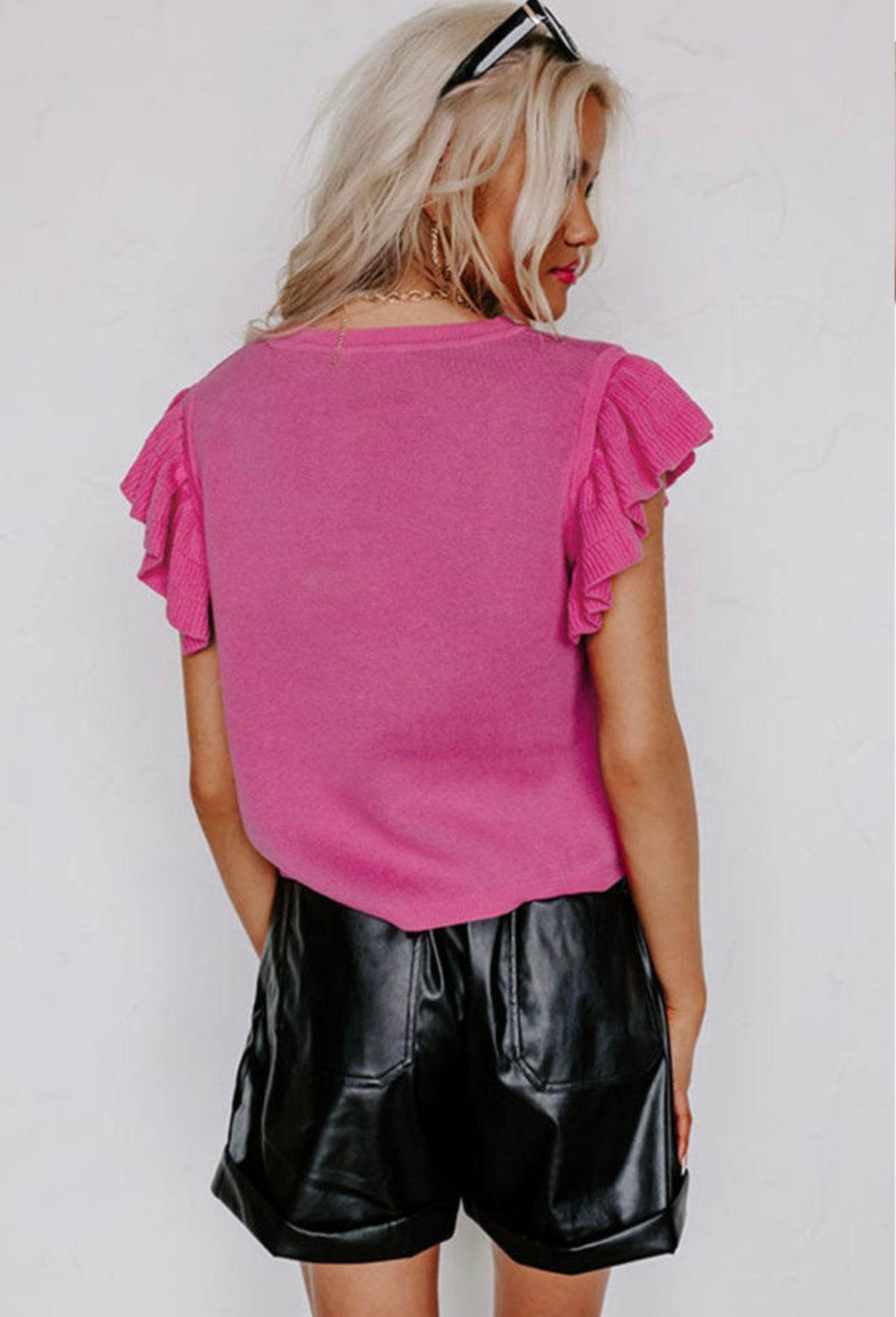 SALE Leo Pink Jersey Top