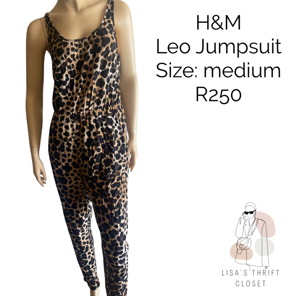 H & M LEO JUMPSUIT